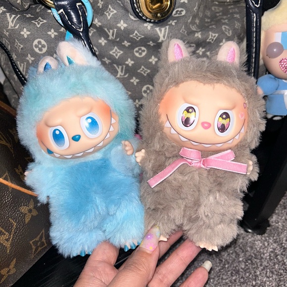 Custom Zimomo Labubu with Pink Bow - Picture 8 of 8